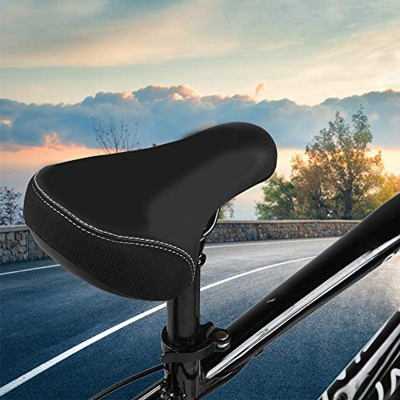 Sillín de Bicicleta para niños, Asiento de sillín de Bicicleta con reducción de Golpes Suave y Grueso, cómodo para niños al Aire Libre, Bicicleta