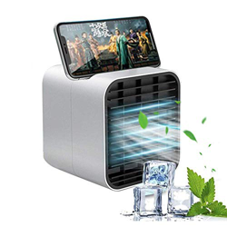 Aire Acondicionado Portatil Enfriador de aire personal, ventilador de aire acondicionado, 3 colores pequeños USB Ventilador de aire del refrigerador A precio