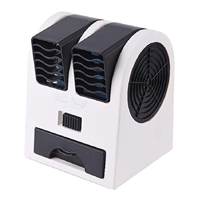 Aire Acondicionado Portatil USB El ventilador de aire acondicionado sin bucle del puerto DL del refrigerador de aire puede agregar cubitos de hielo y 