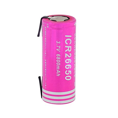 ALCR Batería de Iones de Litio de 3,7 v 6800mah Icr 26650, Repuesto para Dispositivos de cámara Digital, Tableta, portátil, vehículo, grabadora de Dat