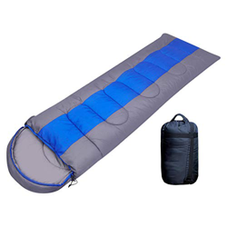ZRY Saco de dormir de camping para adultos, saco de dormir de algodón ultraligero para acampar al aire libre, protección cálida y fría para senderismo en oferta
