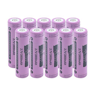 ALCR 3,7 v 3800mah Icr 18650 Pilas de botón Superior, celda de Iones de Litio para Radio Banco de energía Tableta portátil vehículo grabadora de Datos