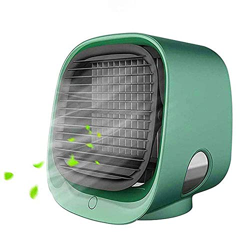Aire Acondicionado Portatil Enfriador de aire portátil, mini aire acondicionado y humidificador, purificador de refrigerador evaporativo pequeño, velo características