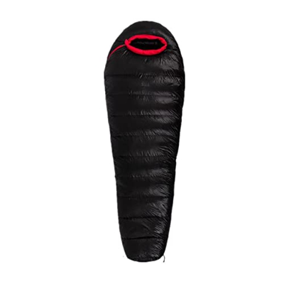 ZWEBY Saco de Dormir cómodo Bacs de Dormir livianos for Adultos Impermeables for Acampar Caminata Uso en Interiores y Exteriores (Color : Black, Size 