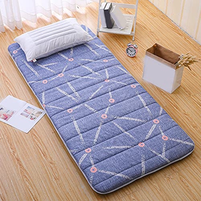 KKCD Colchón para Dormitorio Estudiantes Tatami Colchón Enrollable Algodón Respetuoso con La Piel Colchoneta Plegable para Suelo De Tatami Colchón De