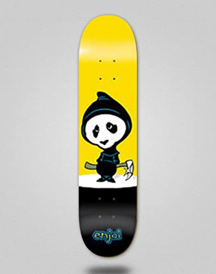 Enjoi monopatín Skate Skateboard Deck Tabla Creeper HYB Yellow 7.5