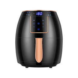 VGAGV Freidora De Aire Eléctrica Inteligente De 5,5 L, Horno Sin Aceite para El Hogar, Freidora Multifunción De Gran Capacidad, Pantalla Táctil LED, F en oferta