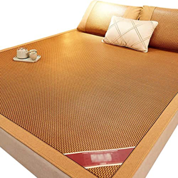 Estera de Dormir Verano,Colchoneta de Enfriamiento de Bambú,Esterilla de Seda de Hielo,Ambos Lados Natural Transpirable Plegable,para Casa Dormitorio  características