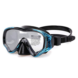 ZIPD Gafas de Buceo Anti-vaho Gafas de Snorkel Anti-Impacto panorámico de Cristal Templado Adecuado for Adolescentes Submarinismo Piscina para Natació precio