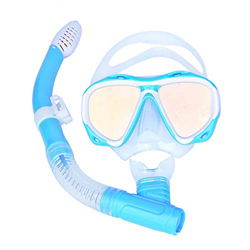 ZIPD Gafas de Buceo Vidrio Templado Anti-vaho máscara del Salto Amplio Campo de Buceo Gafas de Snorkel en seco Kit para Natación Snorkeling (Color : B en oferta