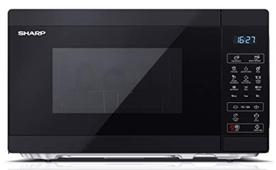 Microondas SHARP YC-MG02EB Color Negro, 20L, 800W