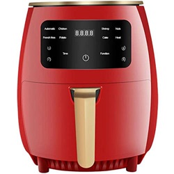 QMMD Freidora sin Aceite 4.5 L Freidora sin Aceite freidora Aire Caliente con 8 programas, Pantalla LED táctil freidora de Aire sin aceites, Cesta Ant en oferta