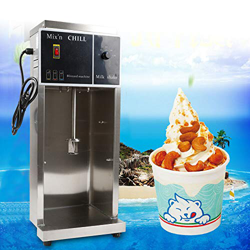 KinHall Máquina de hielo suave máquina de hielo helado yogur batido máquina enfriador de botellas comercial máquina de hielo de escritorio helado coch en oferta