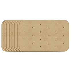 Huhebne Revestimientos de Pergamino para Freidora de Aire, 100 Piezas Revestimientos de Freidora de Aire Cuadrados Perforados, para Ninja Foodi XL 6 e características