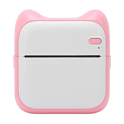 Yuecoom Mini Impresora, Impresora fotográfica Inteligente inalámbrica portátil multipropósito, Impresora de Bolsillo de Rendimiento Estable de resoluc