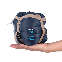 Tezoon Saco de Dormir comprimible Ultraligero para Viajes de Senderismo al Aire Libre Saco de Dormir Rectangular (190x75cm, 680g) precio