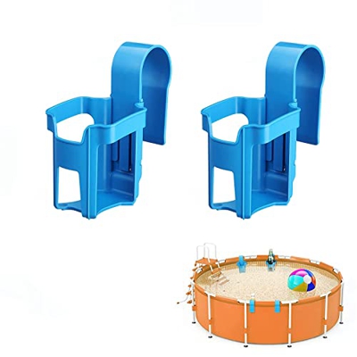 HEZHU 2 soportes para bebidas, piscina, cerveza, botella, latas, piscina, ganchos