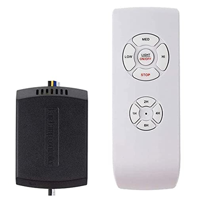 Baalaa Kit de control remoto multifunción ventilador de techo tamaño pequeño universal ventilador remoto 3 en 1 control para Harbor Breeze