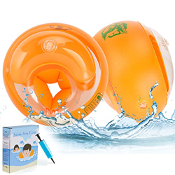 SANOTO Manguitos Niño 1-4 Años, Manguitos Bebe Niña Piscina Corcho, Manguitos Sistema de Seguridad Independiente de Tres Habitaciones para Bebés de 6- en oferta