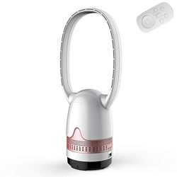 Ventilador de torre sin aspas, ventilador sin aspas, ventilador silencioso portátil, ventilador de refrigeración de pie con control remoto con purific precio