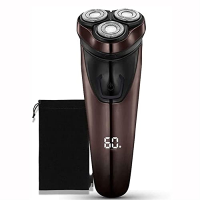 Desconocido Electric Razor for Men,Electric Shavers for Men Wet Dry,Rechargeable Mens Electric Shavers Razor Man Shaving Waterproof for Teens Cordless