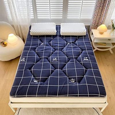 Colchón De Futón, Ropa De Cama, Colchoneta De Tatami Portátil, Colchón Doble Plegable para Dormitorio, Sala De Estar, Colchón A Juego, Parte Inferior 