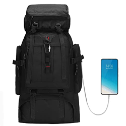 Wesoke 80L Senderismo Camping Mochila Viaje MOLLE Mochila, Mochilas tácticas militares, Engrosada Ajustable Impermeable Gran capacidad Mochila al aire precio