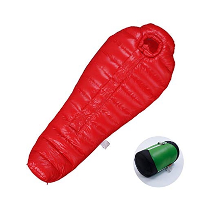 ZWEBY Saco de Dormir cómodo Momia Saco de Dormir Que acampa Ligero Calentamiento Portable Impermeable Grande y Alto yendo de excursión Actividades al 