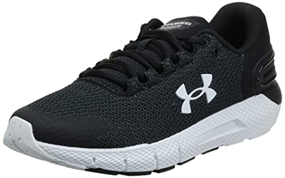 Under Armour UA Charged Rogue 2.5, Zapatillas para Correr Hombre, Negro/Blanco, 41 EU
