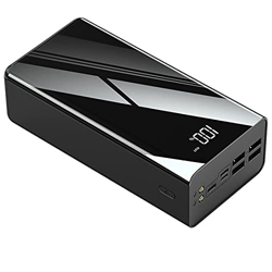 JJZHY Cargador portátil 80000 mAh batería externa, batería de alta capacidad con pantalla, puede cargar 4 dispositivos al mismo tiempo, carga rápida ( características