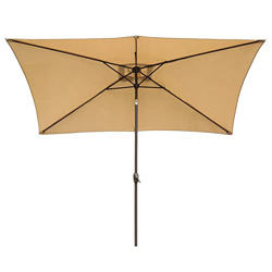 Balcón Rectangular de 1,3 × 2,3 m con inclinación y manivela, sombrilla para Patio, Mesa de Mercado al Aire Libre, sombrilla, Parasol para terraza de  en oferta