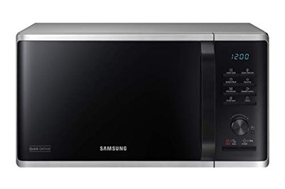 Samsung Microondas Embalaje de comercio electrónico. plata