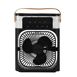 Humidificador fresco portátil de la niebla de la fan del aire acondicionado con 7 colores llevó la luz BM1, Multicolor Bm1, M precio