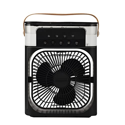 Humidificador fresco portátil de la niebla de la fan del aire acondicionado con 7 colores llevó la luz BM1, Multicolor Bm1, M