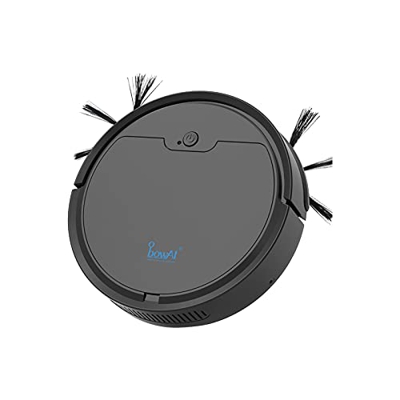 Robot de limpieza elegante Auto Robot vacío seco húmedo mojado limpiador QS3, Negro Iy3, M
