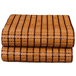 Estera Bambú Mahjong Colchonetas Frescas para Dormir Fácil de Limpiar Estera Dormir Verano para Una Cama Doble Individual,Brown-180 * 200CM características