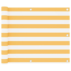 Pantalla de Balcón, Pantalla de Privacidad de Patio Blanca Y Amarilla, Protección UV para Patio Trasero, Balcón, Terraza de Porche Al Aire Libre precio