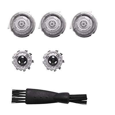 DXBO Sh50/52 Cabezales de reemplazo de rasuradores compatibles con Norelco Series 5000 y Aquatouch Shavers (Color : White)
