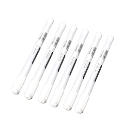 Bolígrafos de Gel Blanco 10 Piezas 0,8mm Bolígrafos de Punta Fina de Bosquejo de Subrayar, Bolígrafos para la Artistas Papeles Oscuros Resalte Suminis precio