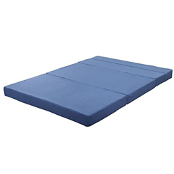 Colchón 135x190 CM Viscoelástico para Cama, Colchón Plegable 135x190 CM Camper Universal 4 Piezas, Invitados, Campings, Viajes en oferta