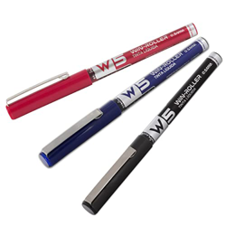 3 BOLÍGRAFOS W5 TINTA LÍQUIDA STARPLAST - Pigmento profesional, larga duración, punta fina 0.5mm para escribir - AZUL - NEGRO - ROJO precio