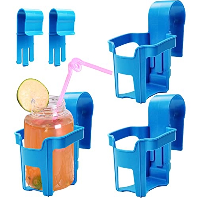 2 soportes para bebidas Poolside, soporte para bebidas para piscina, jacuzzi, soporte para botellas extraíble, borde de la piscina, soporte para latas