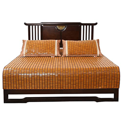 Colchón Ratán Estera Enfriamiento Plegable Libre de Formaldehído Colchón Seda Hielo Escuela Verano para Residencias Estudiantiles,Brown-150 * 195CM en oferta