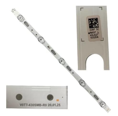 Tira 5 Leds Samsung UE43TU7095UXXC BN96-50320A V0T7-430SMB-R0