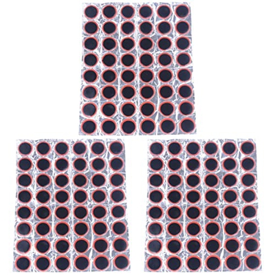 FAVOMOTO 144 Piezas Patch de Parche de Neumígrafos Patches de Reparación de Bicicletas de Reparación del Tubo Interior 25 Mm para La Reparación del Mo