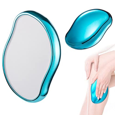 Neoreser Borrador de Pelo de Cristal,Indolora Depilación,Nano Hair Remover,Crystal Hair Eraser,Depiladora de Cristal lavable,Herramienta de Depilación