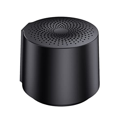 HOAIYO Altavoz inalámbrico Bluetooth con micrófono Incorporado Bluetooth 5 TWS Sonido estéreo para el hogar para el Viaje (Black)