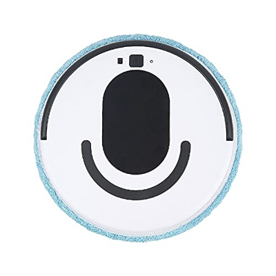 Robot barrido recargable fregona seca inteligente y barredora máquina húmeda hogar inteligente control remoto (blanco, talla única)