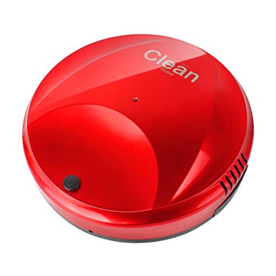 Robot inteligente recargable automático aspirador limpieza de bordes barredora de succión Smart Home Hub compatible con Insteon (rojo, rosa caliente, 