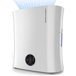 Aire Acondicionado Portatil Humidificador evaporativo del filtro de mecha, tanque de agua de 0.8 galos dura aproximadamente 15 h, sin niebla fría, sin en oferta